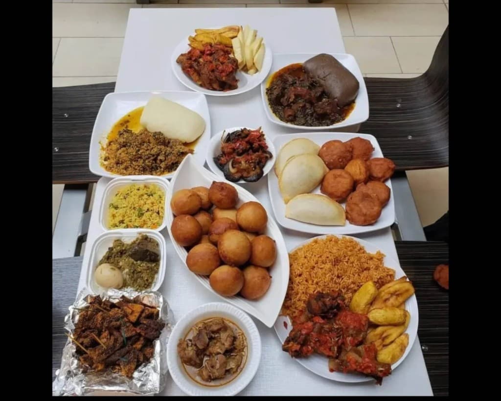 Food from Naija Jollof Waterloo